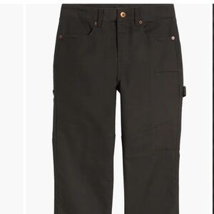 Men's 32 BRIXTON Builder’s Carpenter pants! Washed black, lots of pockets, NWT!